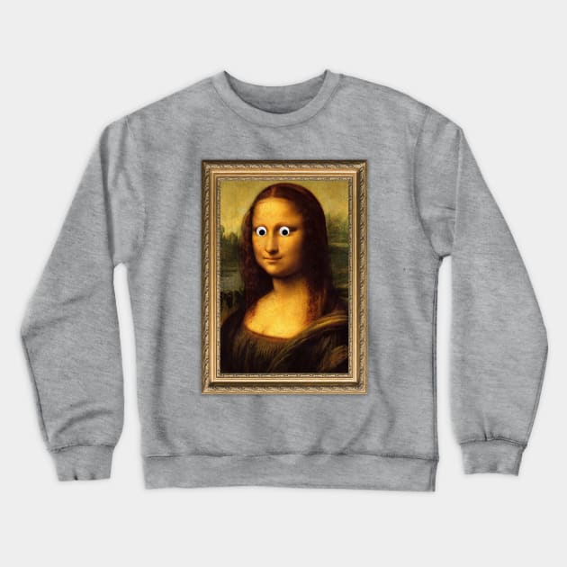 Googly Lisa Crewneck Sweatshirt by Astroman_Joe